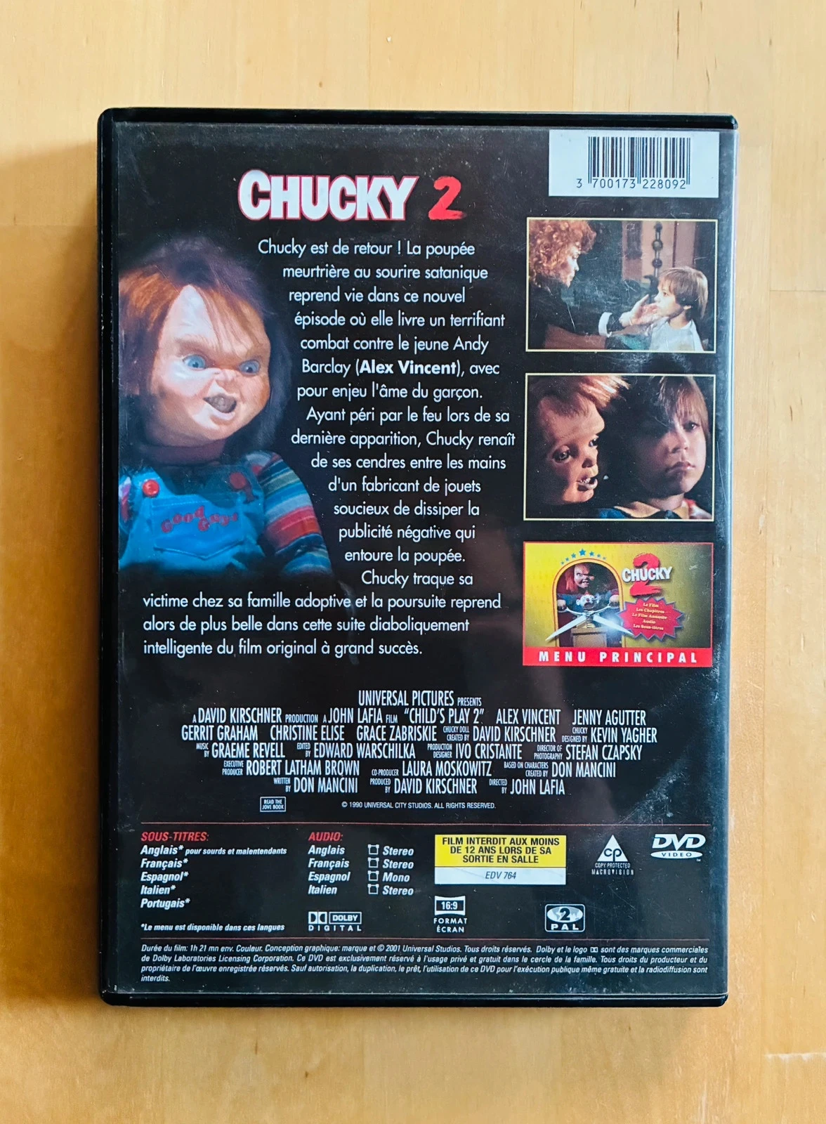 DVD Chucky 2. – photo 3